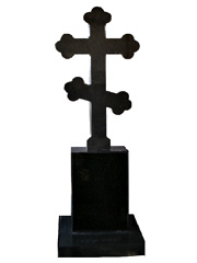 Памятник гранитный с крестом. ПК-1